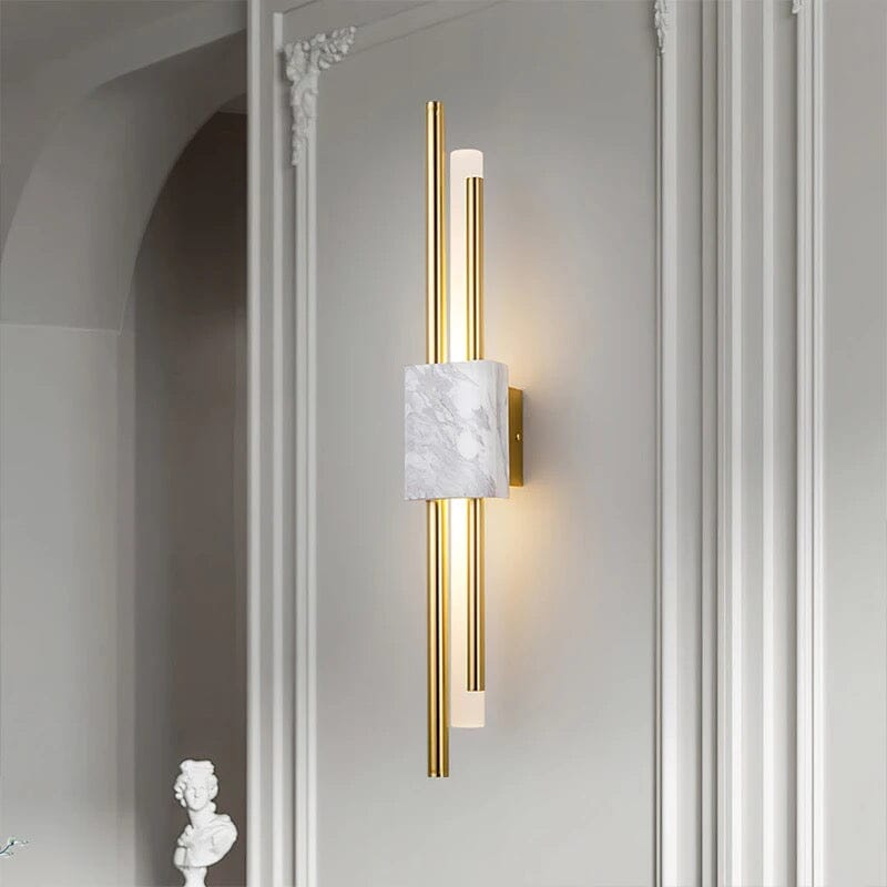 Nástěnná lampa Lyra v severském stylu s jemným ambientním osvětlením pro moderní interiéry