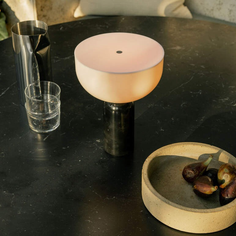 Lux Marble Table Lamp By Aurelio With Elegant Base And Warm Glow