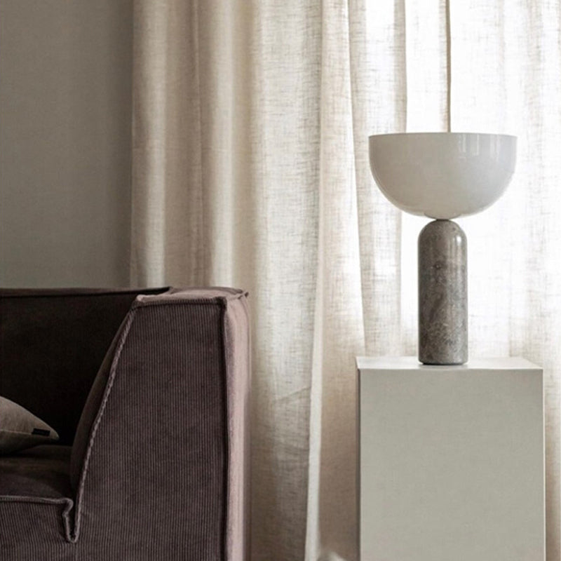 Lux Marble Table Lamp By Aurelio With Elegant Base And Warm Glow