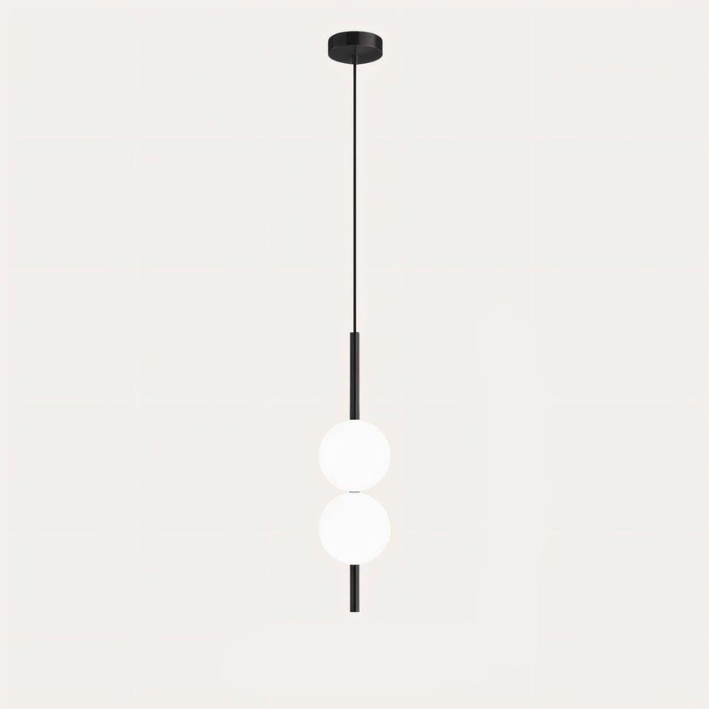 Lámpara colgante de vidrio y metal Aureli Nordic de Nythera para interiores modernos