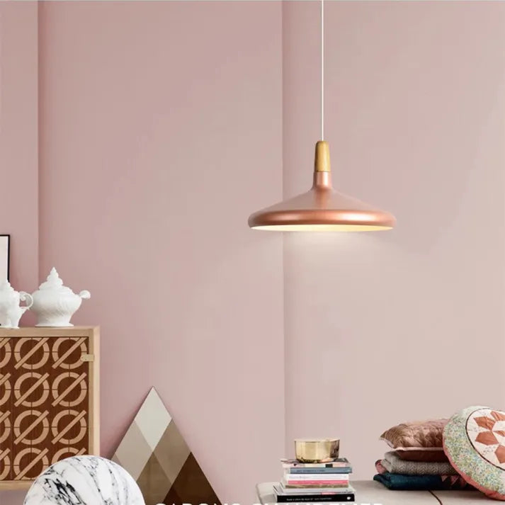 NyraLume Studio Asterra závěsná lampa ve tvaru kužele inspirovaná makronkou