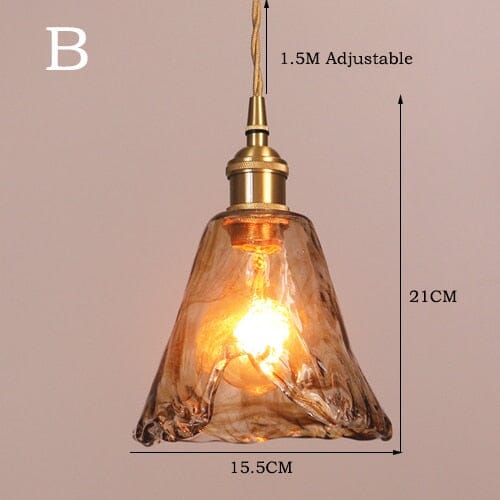 AstraGlow Glass Ceiling Light For Kitchen And Bath, Contemporary Fixture