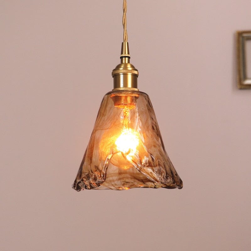 AstraGlow Glass Ceiling Light For Kitchen And Bath, Contemporary Fixture