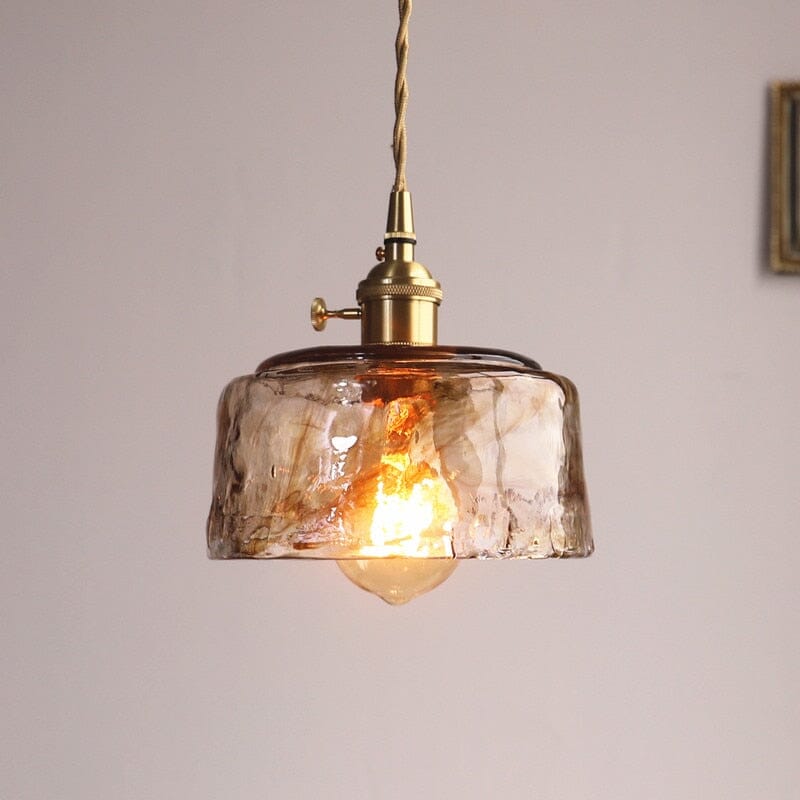 AstraGlow Glass Ceiling Light For Kitchen And Bath, Contemporary Fixture