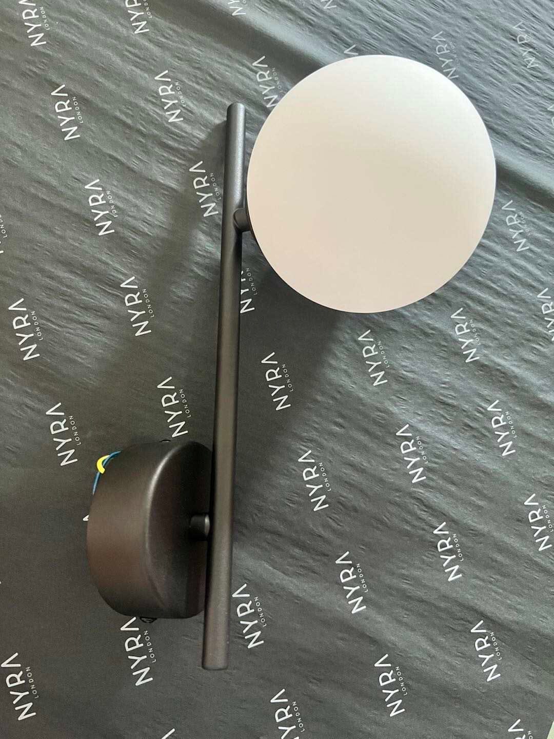 Nordic-Style Lyra Wall Lamp With Warm Glow For Home Interiors From Elegant Decor