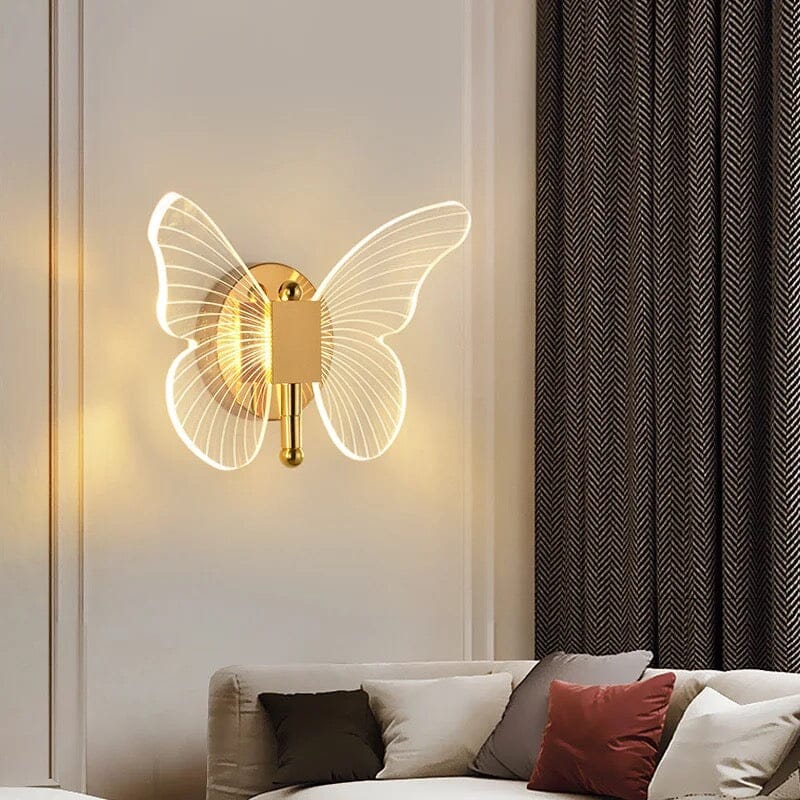 مصباح حائط LED لومي وينجز فراشة مع تركيب سهل لإضاءة داخلية أنيقة