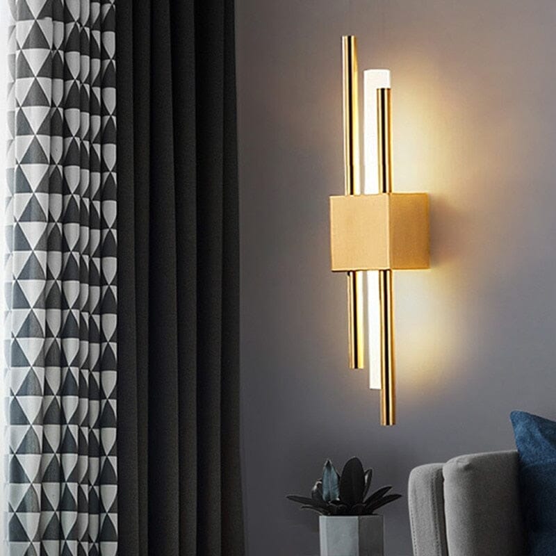 Nástěnná lampa Lyra v severském stylu s jemným ambientním osvětlením pro moderní interiéry