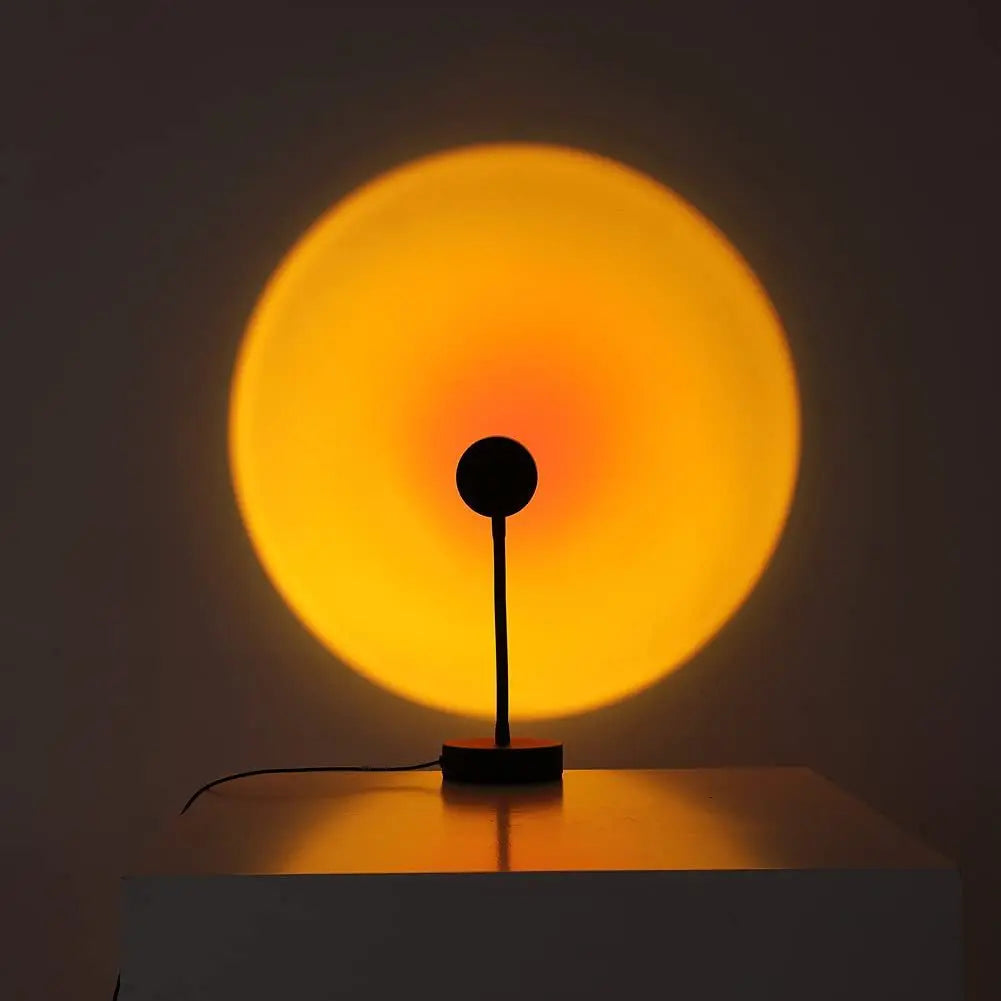 Aurelia SunGlow LED Sunset Ball Table Lamp For Warm Ambiance In Living Rooms