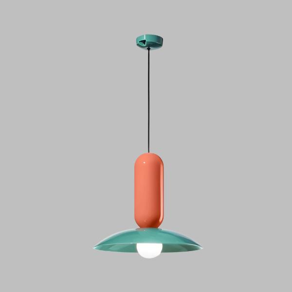 Színes Macaron Frisbee Függeszték E27 Foglalattal Luma Modern Dizájn