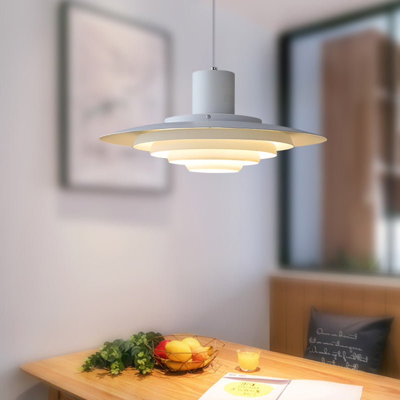 Aurelo Nordic LED závěsná lampa z železa a hliníku pro moderní interiéry