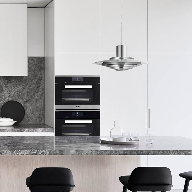 Aurelo Nordic LED závěsná lampa z železa a hliníku pro moderní interiéry