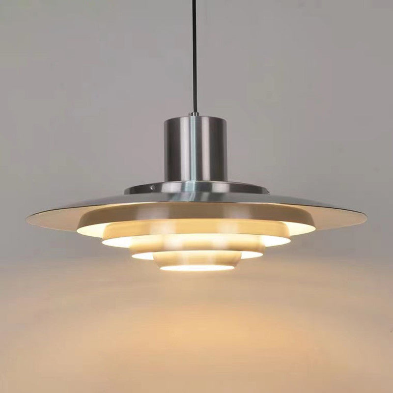 Aurelo Nordic LED závěsná lampa z železa a hliníku pro moderní interiéry
