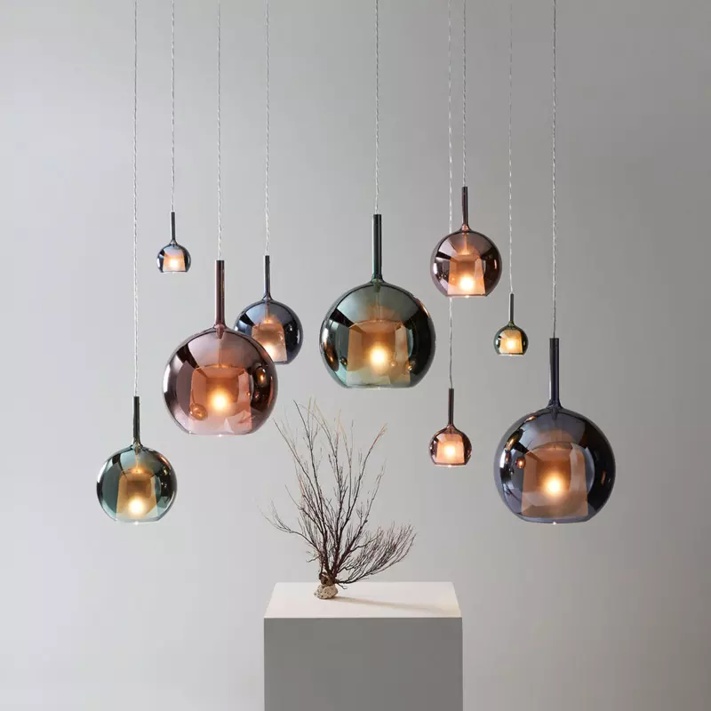 ضوء معلق LED من الألمنيوم بتصميم نورديك بسيط من Fjordis بواسطة Lumina للديكورات الداخلية العصرية