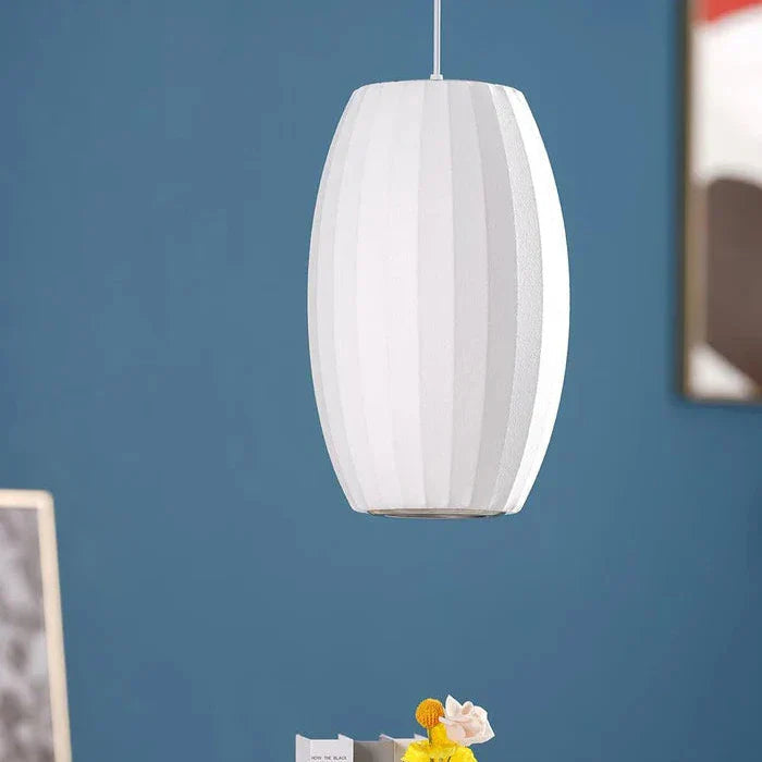 Lámpara colgante de madera y acero nórdica de Asteron para ambiente moderno