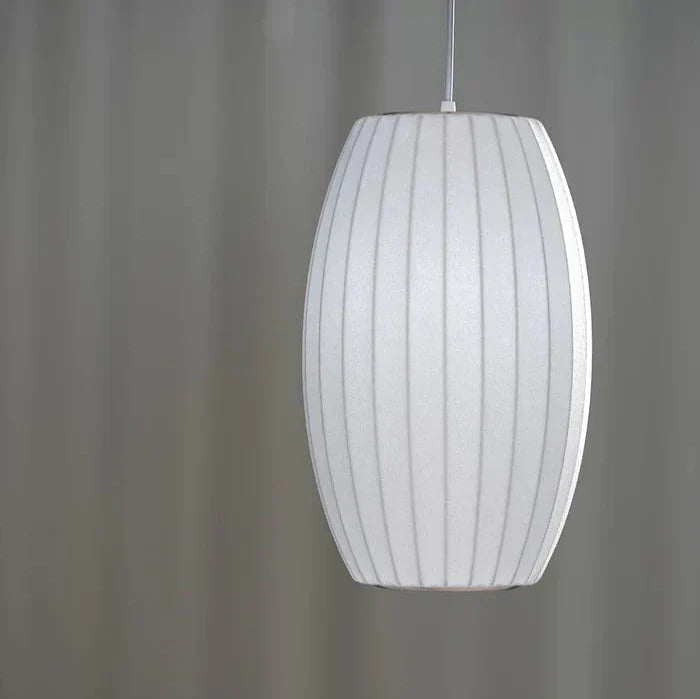 Lámpara colgante de madera y acero nórdica de Asteron para ambiente moderno