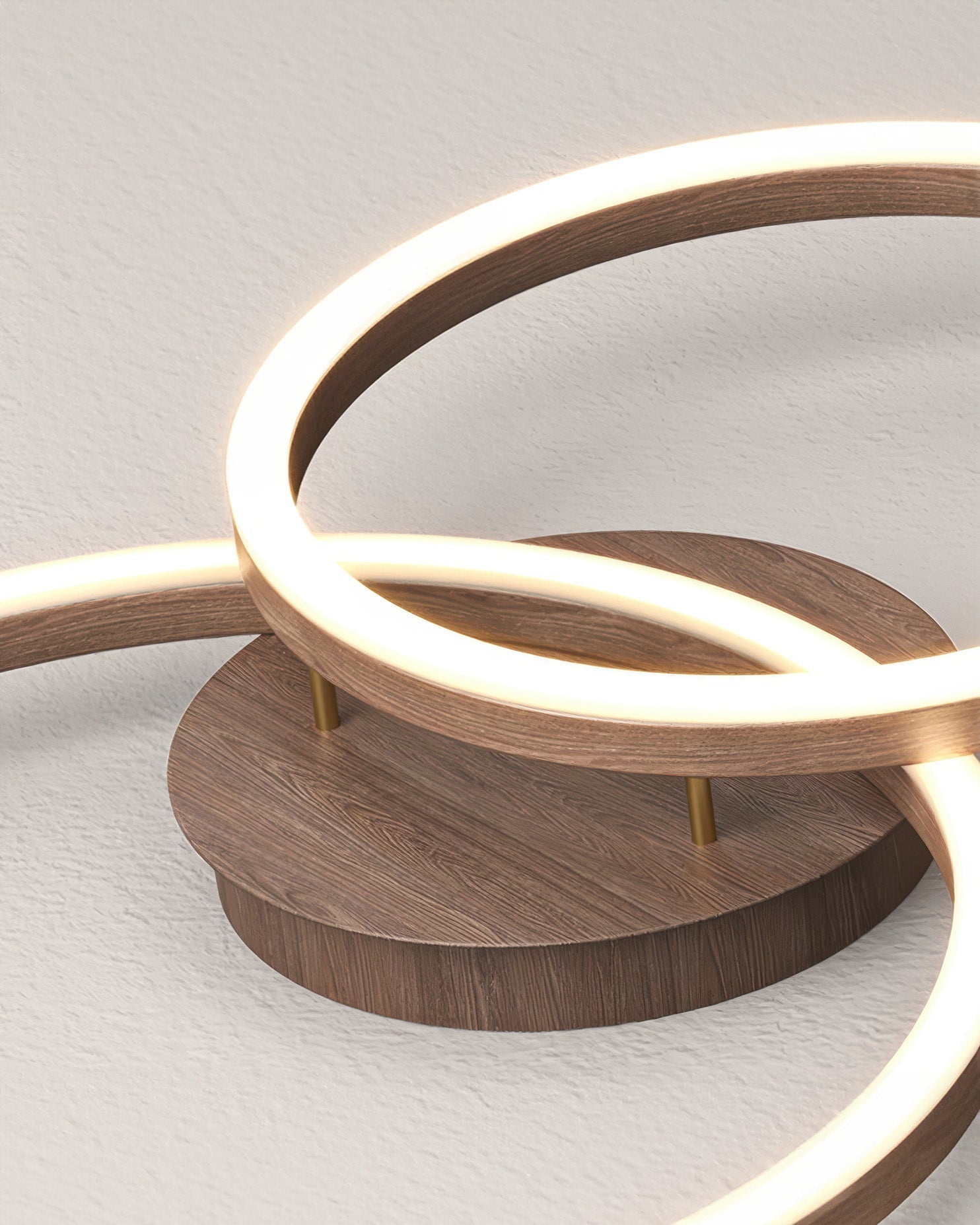 Geometric LED Flush Mount Ceiling Light From Asteron For Modern Homes