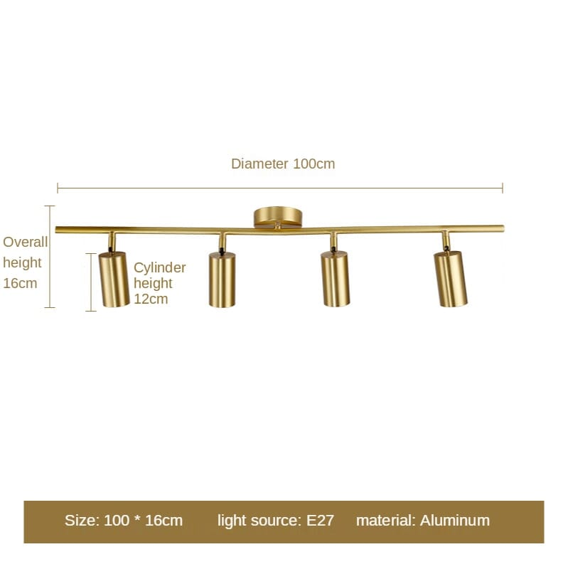 كشاف سقفي LED قابل للتعديل مع رؤوس دوارة من لومارافليكس