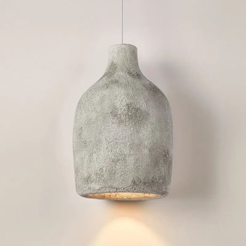 Timeless Decor presenta lámpara colgante de cemento Aurek con cable ajustable en estilo Wabi-Sabi