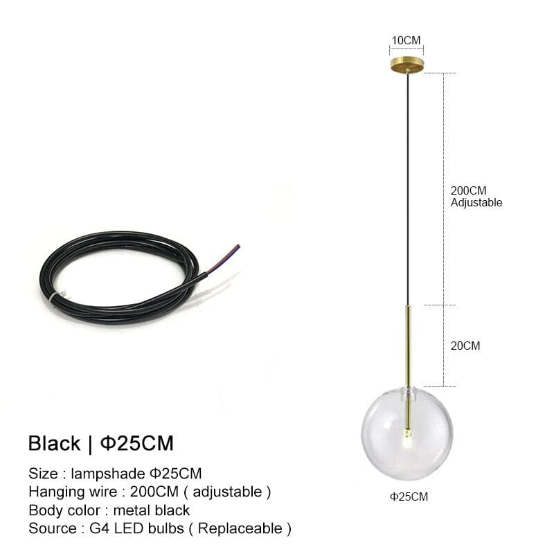 Linvale Studio představuje závěsná světla Arden Nordic Glass Orb pro moderní interiéry