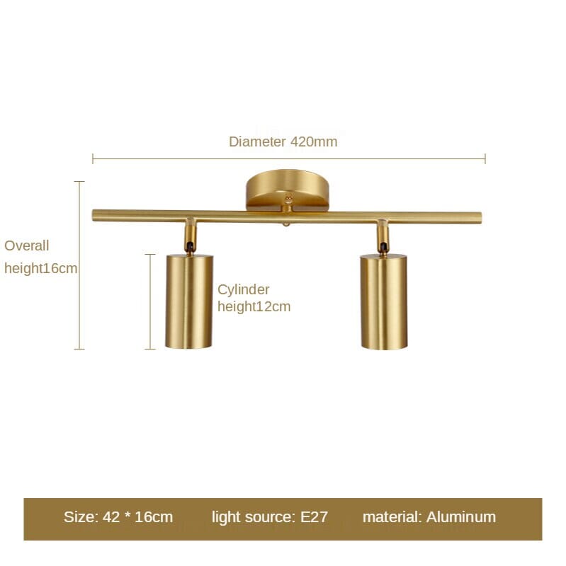 كشاف سقفي LED قابل للتعديل مع رؤوس دوارة من لومارافليكس