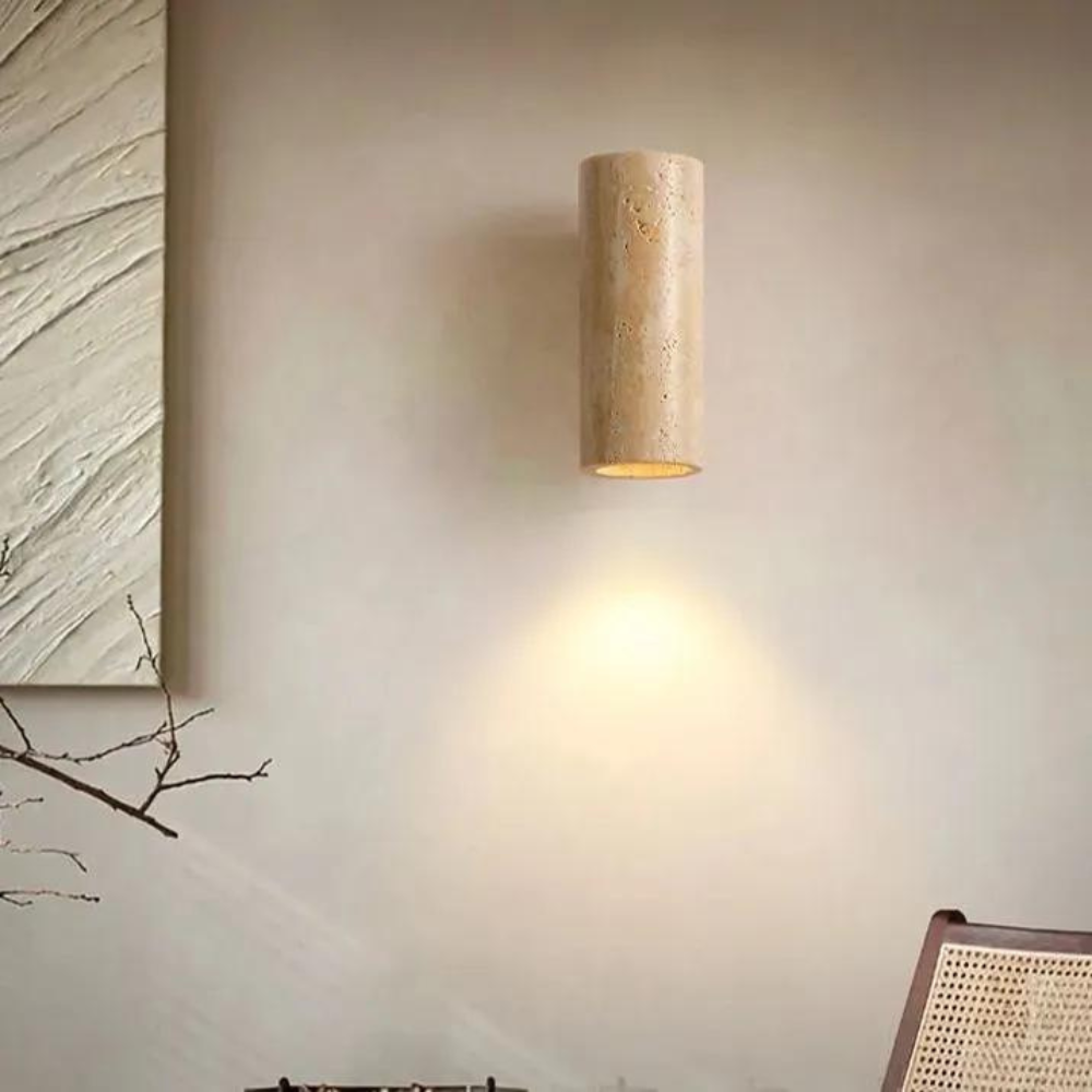 Calmora nástěnné svítidlo s wabi sabi minimalistickým světlem pro harmonii