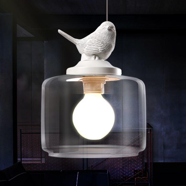 Naterra Bird-Themed Pendant Light With Natural Warm Glow For Cozy Living Rooms
