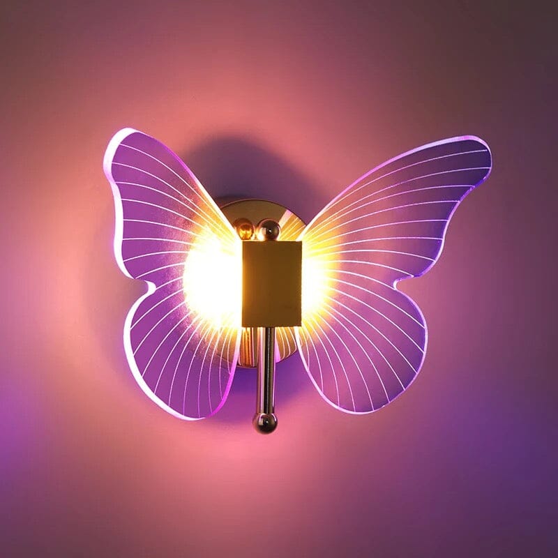 مصباح حائط LED لومي وينجز فراشة مع تركيب سهل لإضاءة داخلية أنيقة