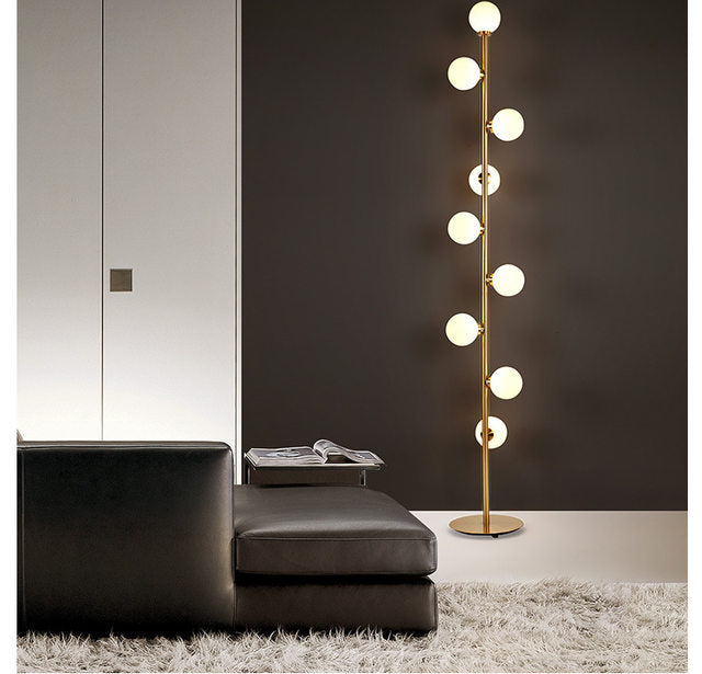 Stojací lampa Nova Arc Minimalistické moderní osvětlení pro obývací pokoje a ložnice