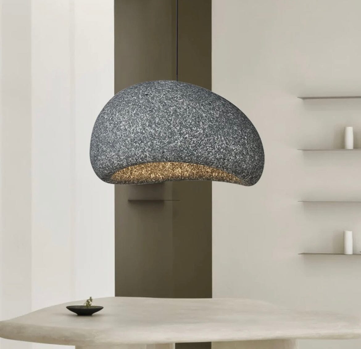 Lámpara Lumara Speckled Wabi Glow para habitaciones acogedoras y ambiente cálido