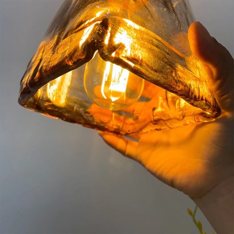 AstraGlow Glass Ceiling Light For Kitchen And Bath, Contemporary Fixture