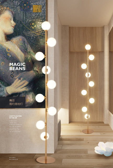 Stojací lampa Nova Arc Minimalistické moderní osvětlení pro obývací pokoje a ložnice