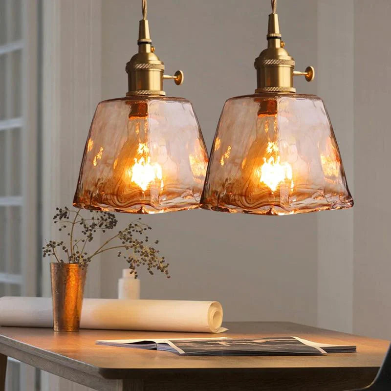 AstraGlow Glass Ceiling Light For Kitchen And Bath, Contemporary Fixture