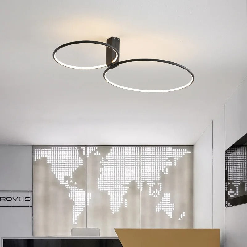 LumaCrest Elegantní moderní LED stropní svítidlo do obývacího pokoje