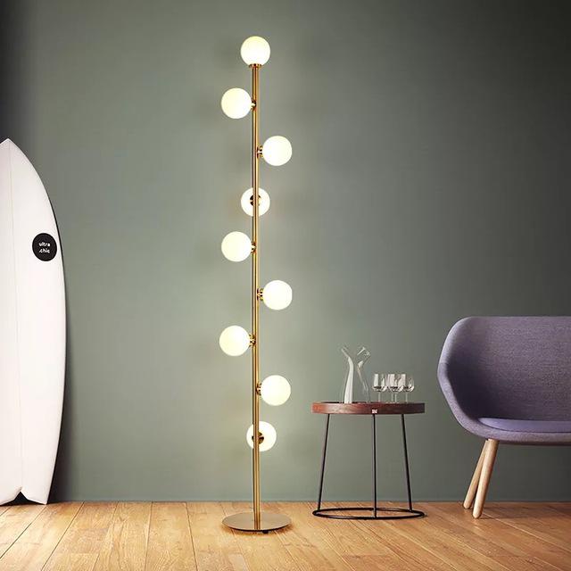 Stojací lampa Nova Arc Minimalistické moderní osvětlení pro obývací pokoje a ložnice