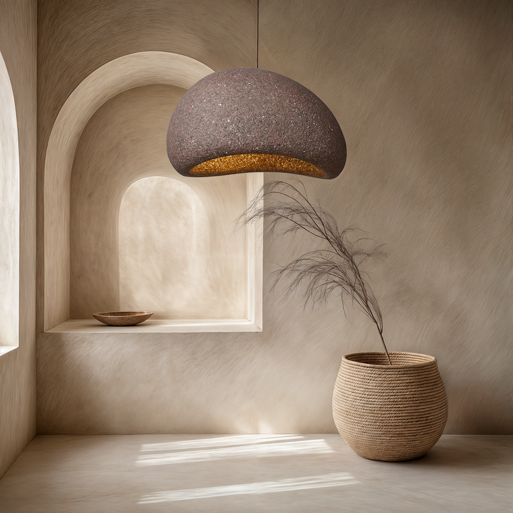 Lumara tečkovaná Wabi Glow lampa pro útulné pokoje a teplou atmosféru