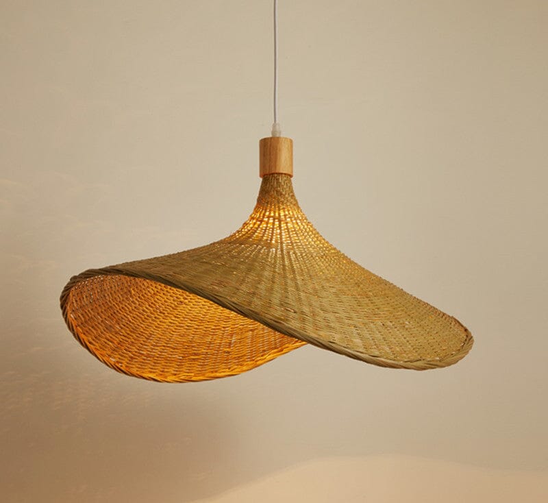 Nalara bambusová lampa s jemným teplým světlem do každé místnosti, klasický stínidlo pro útulnou atmosféru