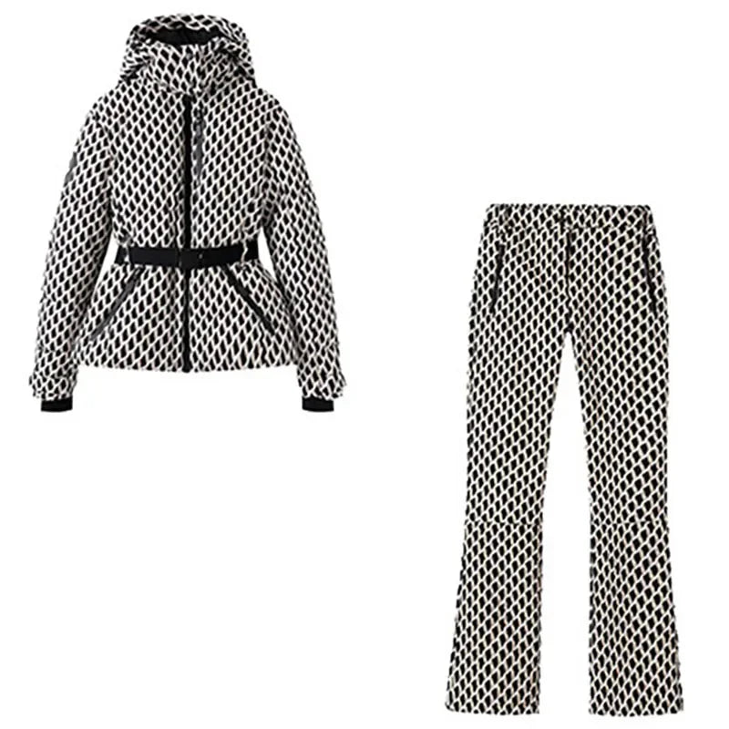 2025 Dame Skidragt Varm Vindafvisende Ideel til Vintersport