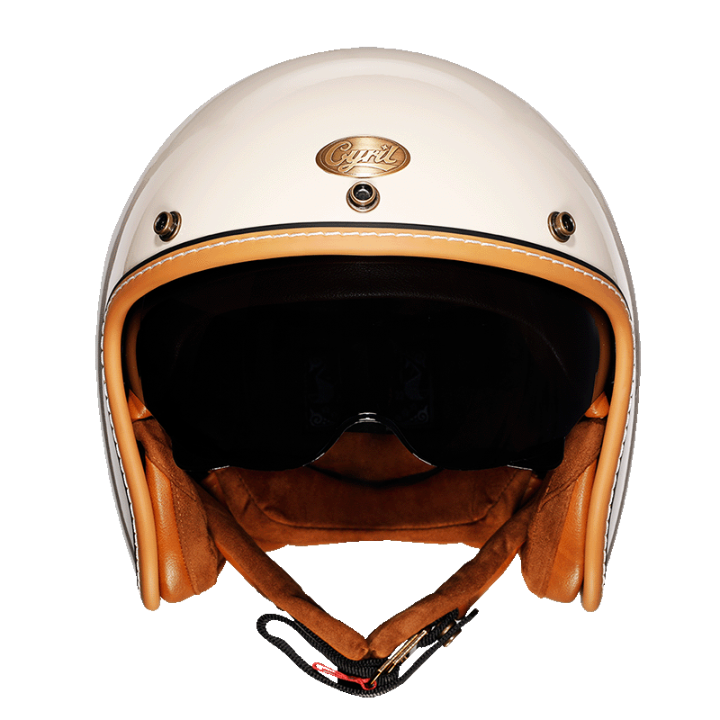 AeroNova Retro Offener Helm Zephyr Edition mit Federleichtem ABS-Gehäuse
