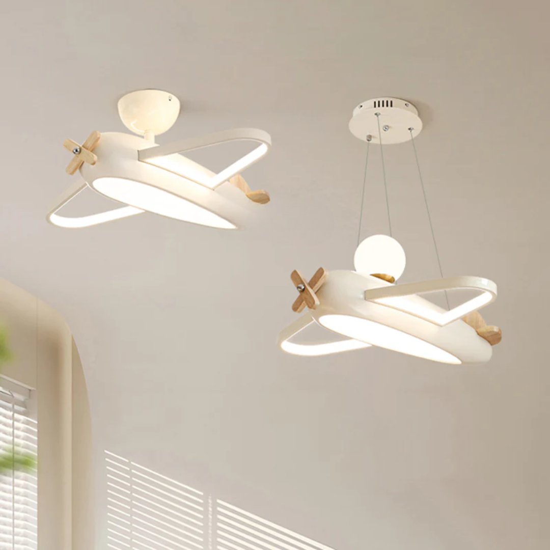Lampe de plafond Zephyra pour chambre de bébé avec LED douces