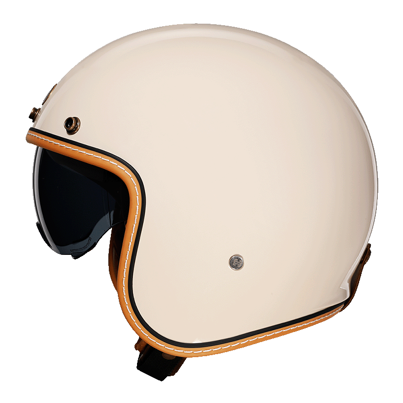 AeroNova Retro Offener Helm Zephyr Edition mit Federleichtem ABS-Gehäuse
