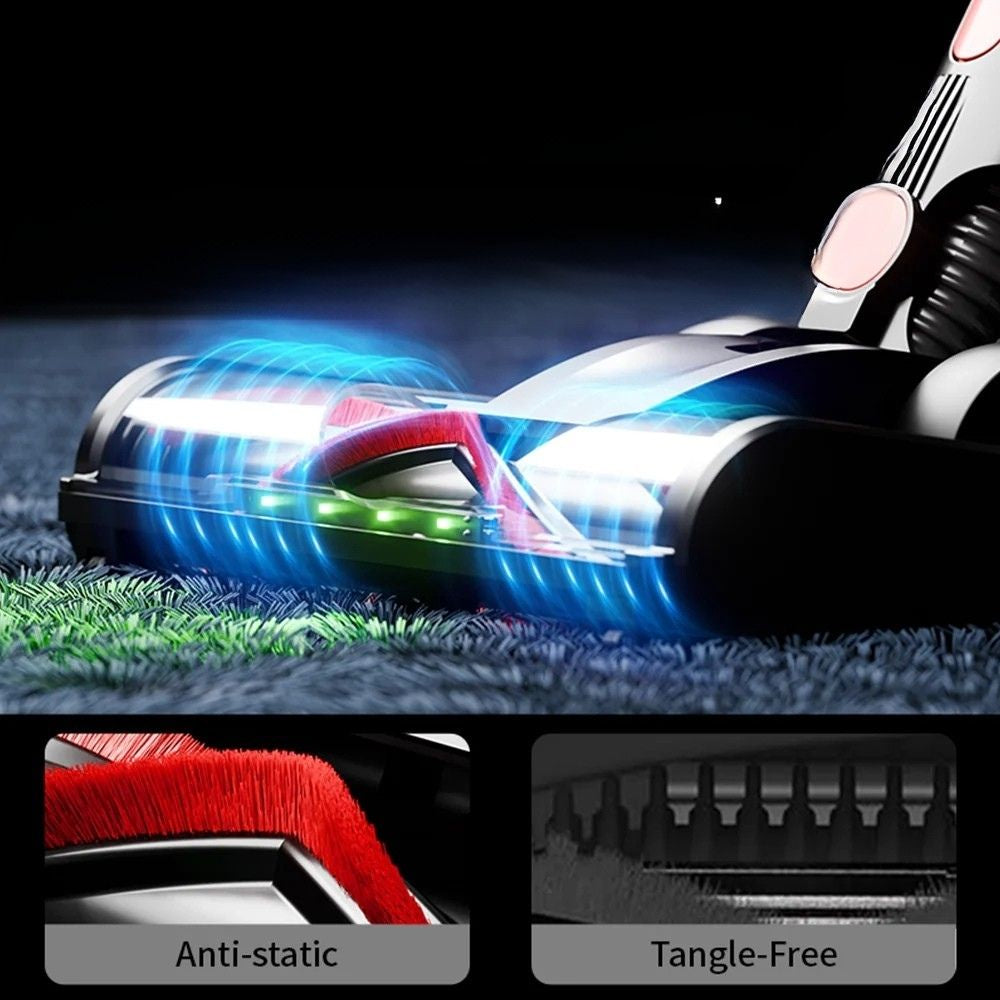 Aspirateur sans fil AeroNova 650W avec affichage LED et aspiration de 55 kPa