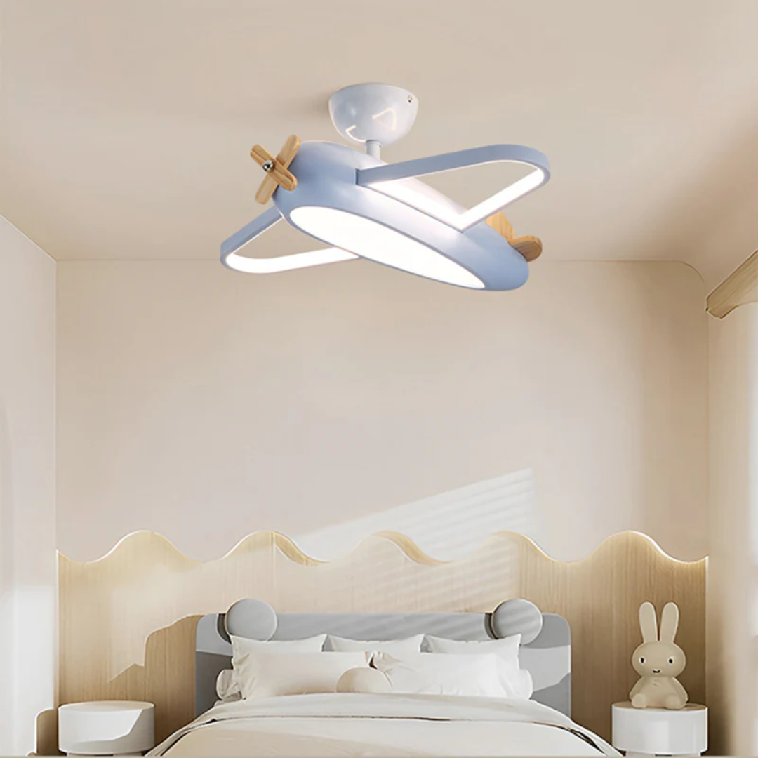 Lampe de plafond Zephyra pour chambre de bébé avec LED douces