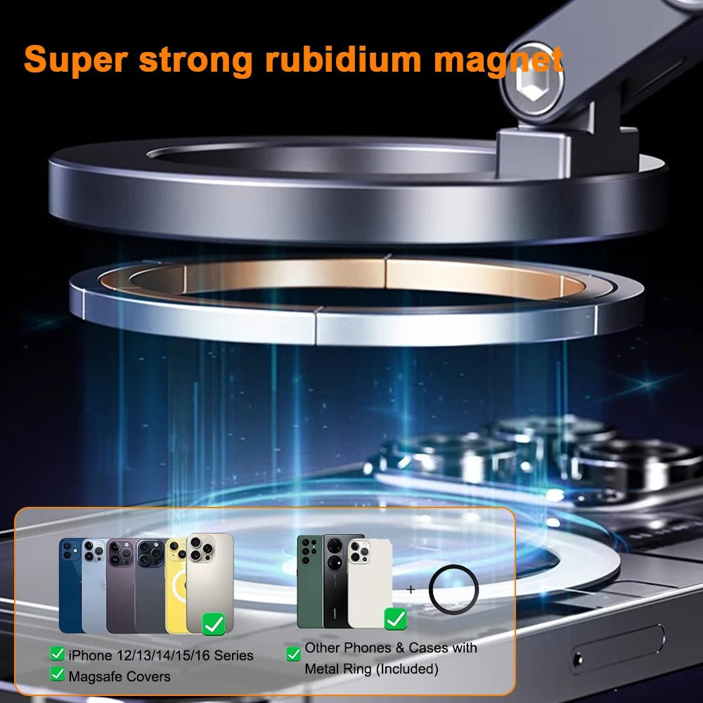 AeroGrip 360-Grad Magnetische Handyhalterung fürs Auto mit Vakuumbasis