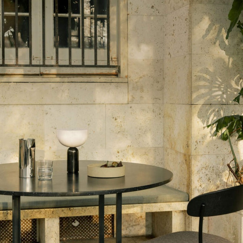 Lux Marble Table Lamp By Aurelio With Elegant Base And Warm Glow