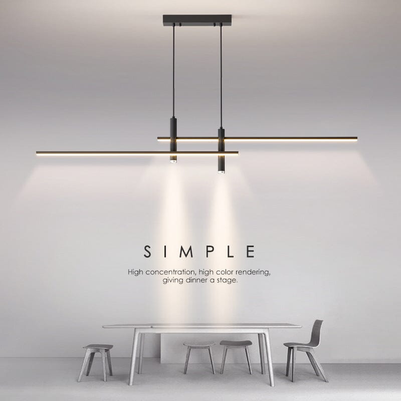 Lampada a sospensione AstraLume a tensione mondiale con LED bicolore 90-260V