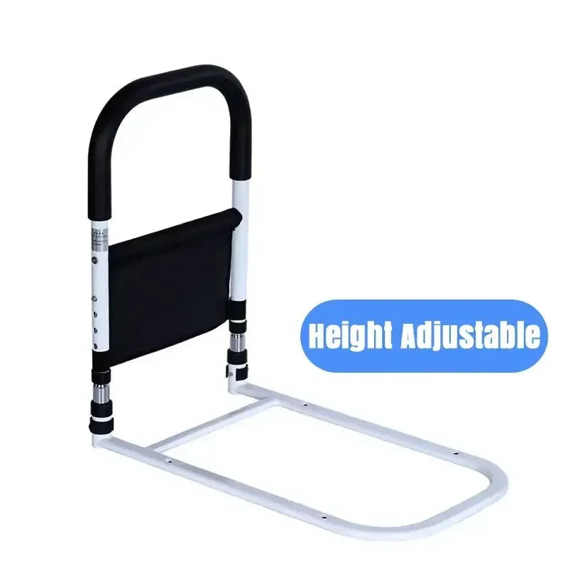Adjustable Bed Rail With Side Handrail For Safe Elderly Mobility