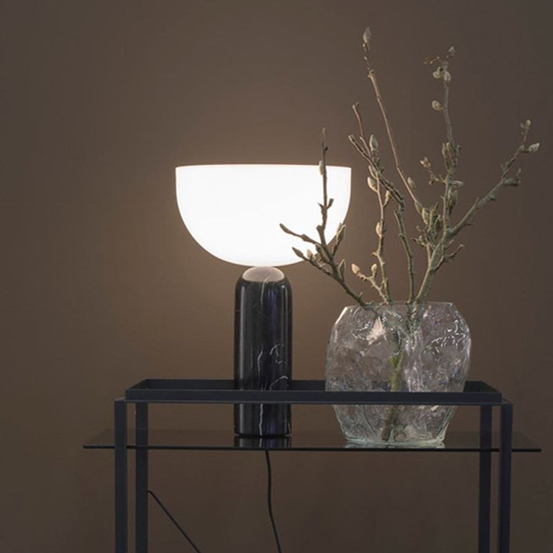 Lux Marble Table Lamp By Aurelio With Elegant Base And Warm Glow