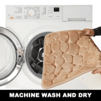 Nedvszívó, macskakő mintás fürdőszobai szőnyeg csúszásgátlóval