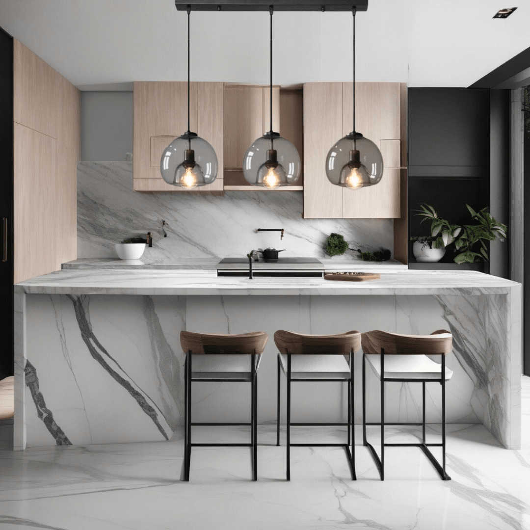 Sublimez vos cuisines et salles de bains avec les suspensions en verre Lyris