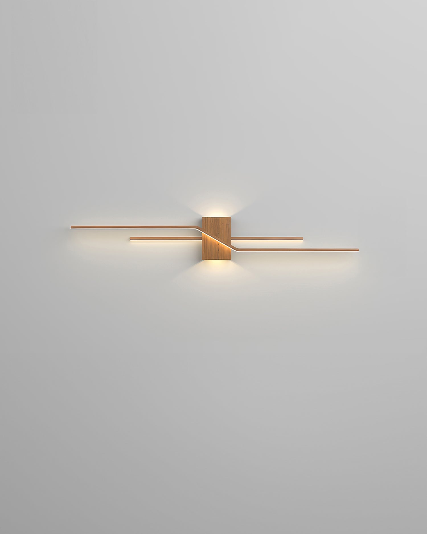 Lyra Wood Grain LED Wall Light In Minimalist Style For Modern Interiors Eco Lighting